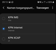 Alternatieve Access Point Name - Android stap 6